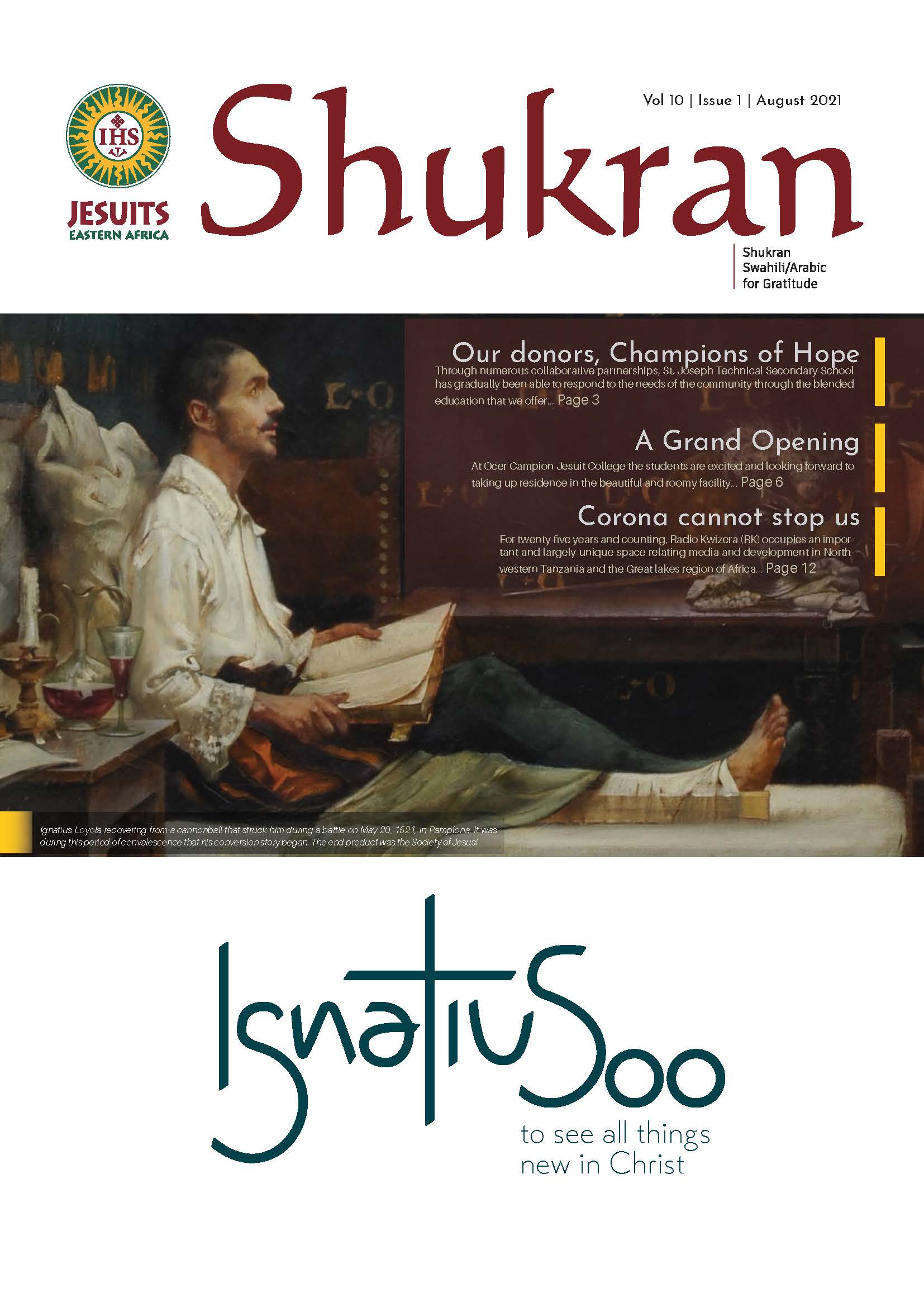 Shukran August 2021 Issue 1 Vol 10